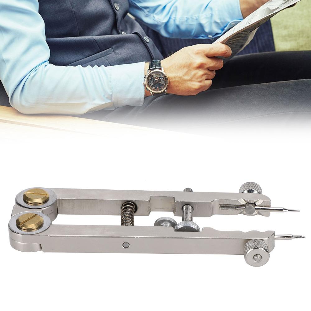 Silvery Spring Bar Tool Alloy Steel Watch Repairing Tool Watch Band Pliers Watch Band Removal