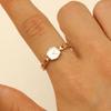 Personality Niche Premium Feel Gilding Golden Watch Opening Ring