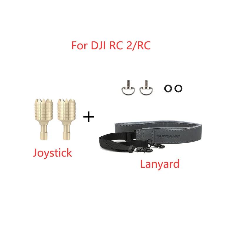 For DJI Mini 4 Pro Air 3 RC 2 Lanyard Shoulder Neck Strap Hanging Sling Screen Remote Control Joystick Sun Hood Tempered Film