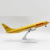 1:240 Scale DHL Airways B737 Airplane 30CM Model Miniature Resin Plane With Base & Wheels Souvenirs Aircraft Home Decoration