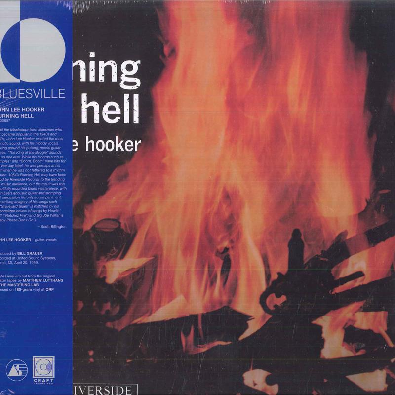 

LP Пластинка JOHN LEE HOOKER - Burning Hell (180г) CR00657 Craft Recording 2024 Worldwide Obi Blues