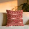 Christmas Reindeer Cushion Cover Cozy Velvet Throw PillowSoft Warm Cushion For Sofa  Bed
