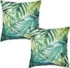 1pc Green Tropical Leaves Outdoor Throw Pillow Covers Summer Palm Leaf Pillow Covers