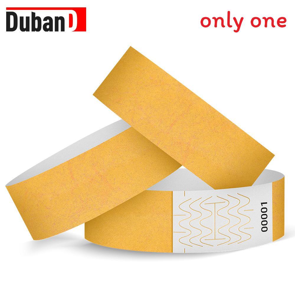 Waterproof Dupont Paper Wristbands With Uv Printing For Childrens Playground And Pool Access