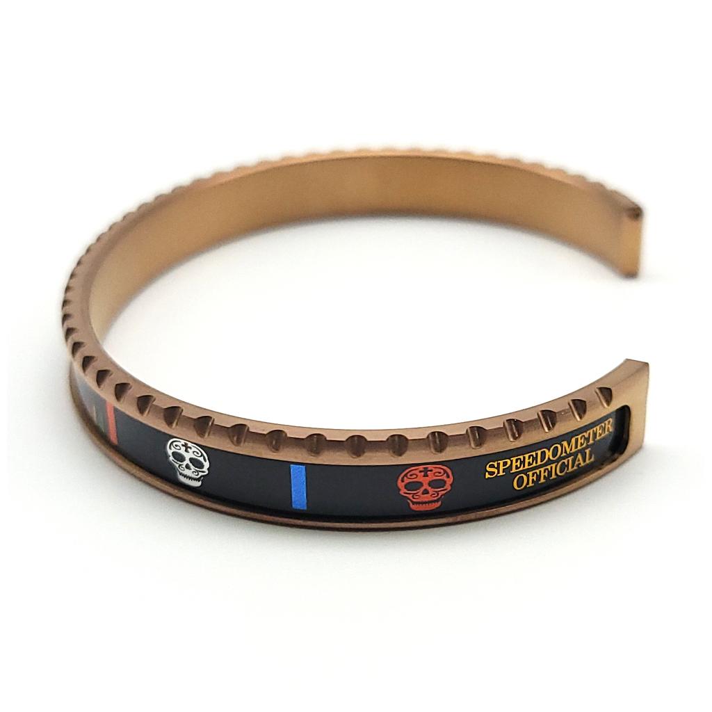 Speedometer Official [Pvd Rose Gold Collection] Skull Rainbow