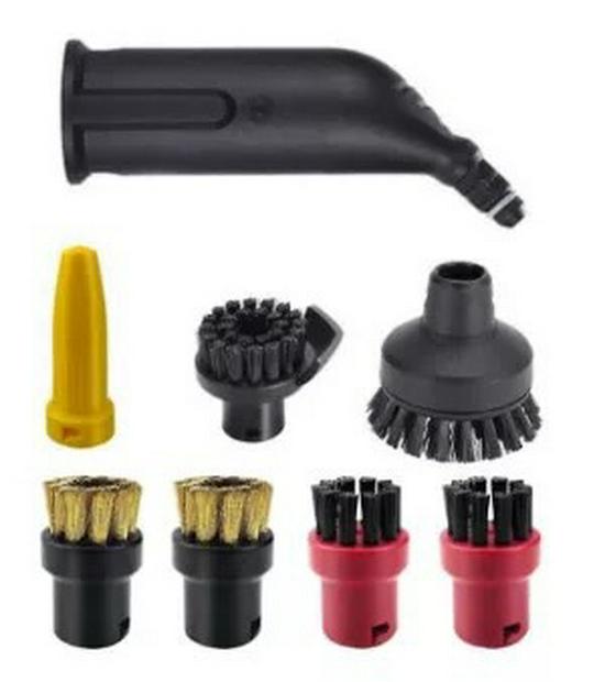 Kärcher SC Series Steam Accessories Set: Includes Small Round Brush, Copper Brush, Floor Nozzle
