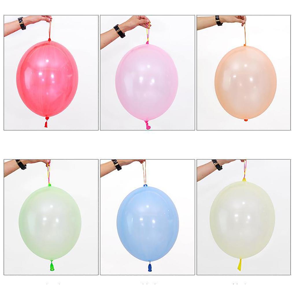 10/20 st Punchballonger med gummibandshandtag Slagballong Födelsedagsfest Favoriter För Barn Fest Bröllop