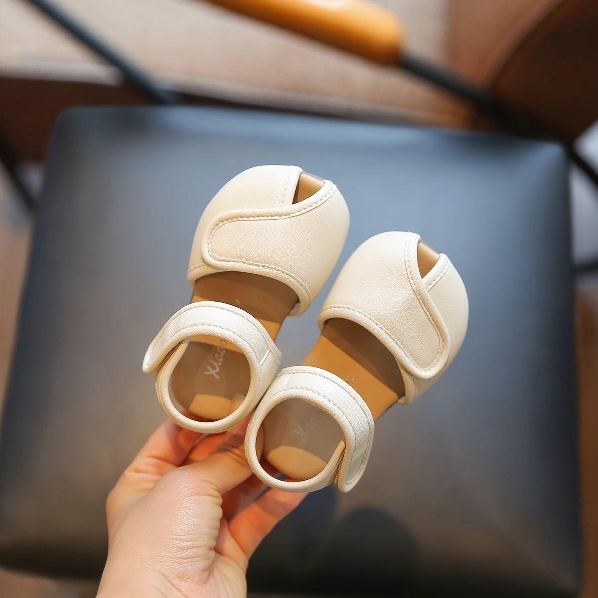 

Infant sandals girl baby 2025 summer new girl princess shoes soft sole non-slip children s shoes 0-1-3 25