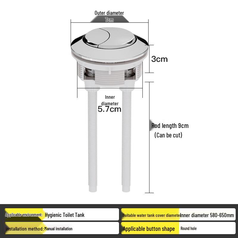 Toilet Flush Button Replacement