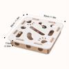 Interactive Cat Toy Relieve Boredom Felt Puzzle Box Interactive Toy Digging Hole Ball Indoor Exercise Toy Cat Accessories Gifts