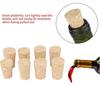 50/100Pcs Wine Corks Stopper Reusable Sealing Wood Lid Cap Wine Bottle Stopper for Bottle Bar Tools Kitchen Accessories