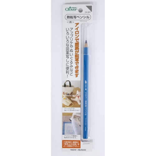 Clover Clover Heat Transfer Pencil Length 16cm Blue 24-067
