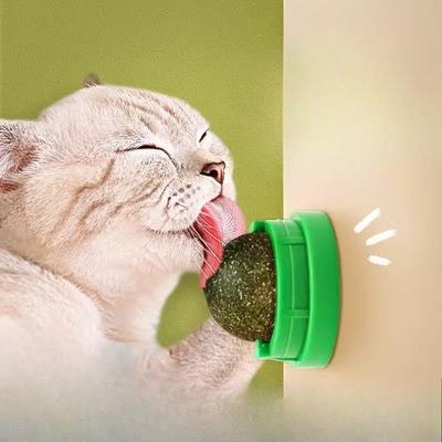 Katzenspielzeug mit Katzenminze, Selbstunterhaltende Zahnungs-Katzen-Reizgeräte, Lollipop-Leckspaß-Katzenreizstäbe, Langlebiges Katzenspielzeug