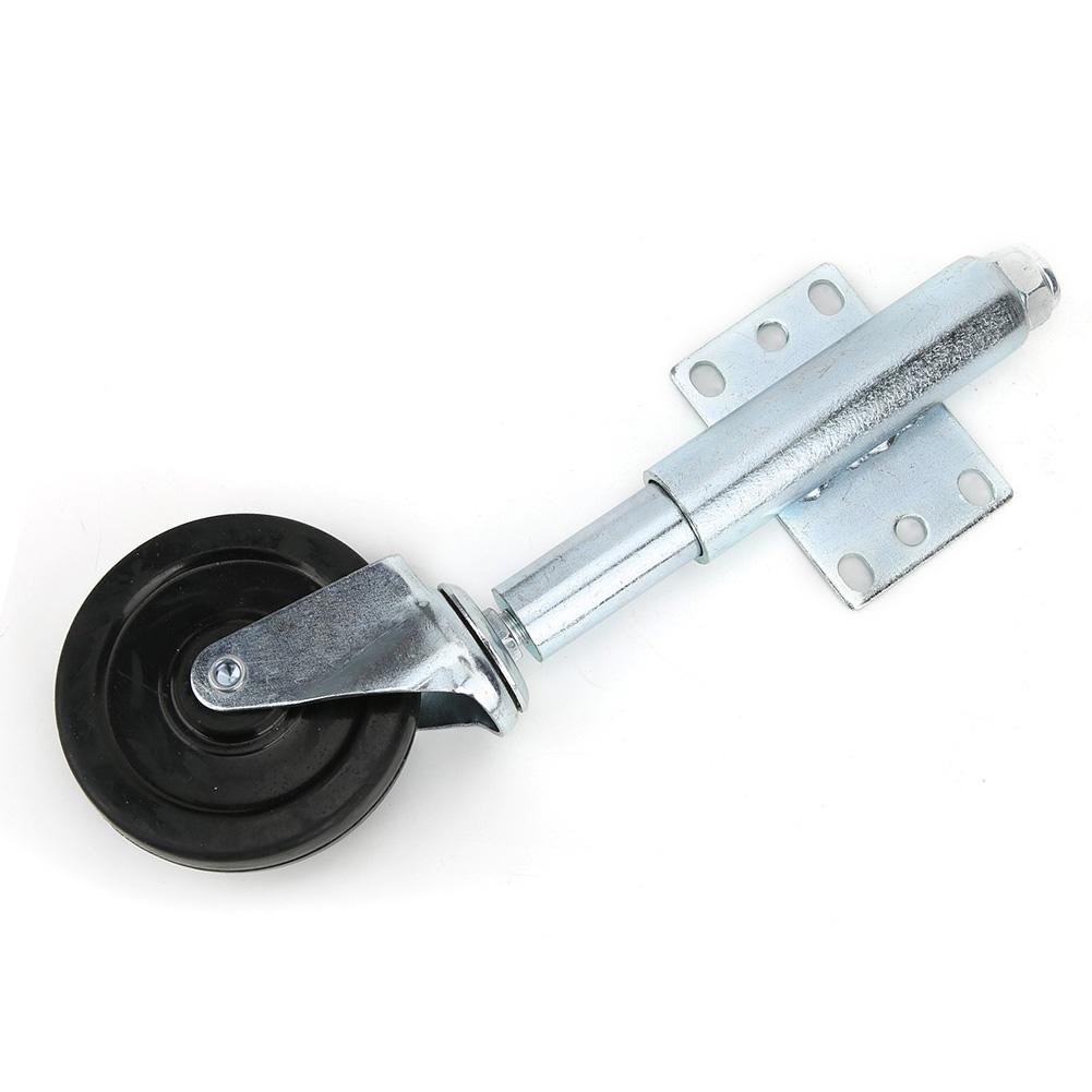 Door Rubber Spring Loaded Wheel Universal Spring Casters Rubber Wheel Castor4 Inches