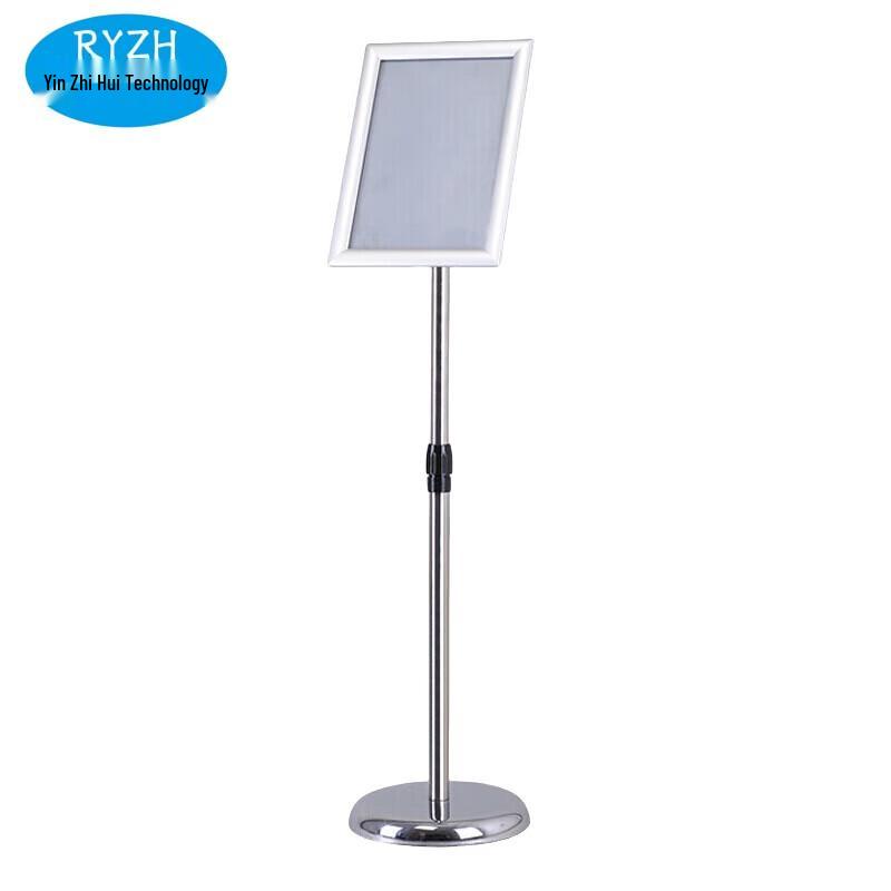 RYZH A4 Stainless Steel Standing Sign Holder