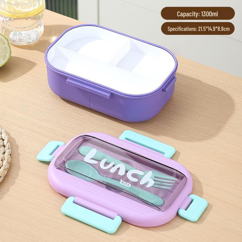 304 Stainless Steel Bento Box with Water Cup & Cutlery Set for Students & Office Workers