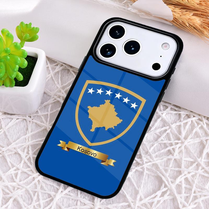

Kosovo National Flag Phone Case for iPhone 17 Air 16 15 11 12 14 13 Pro Max Shockproof Cover iPhone 14 Pro Max