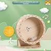 High Quality DIY Wooden Running Wheel Removable Silent Exercise Wheel Exercise Toy for Hamster