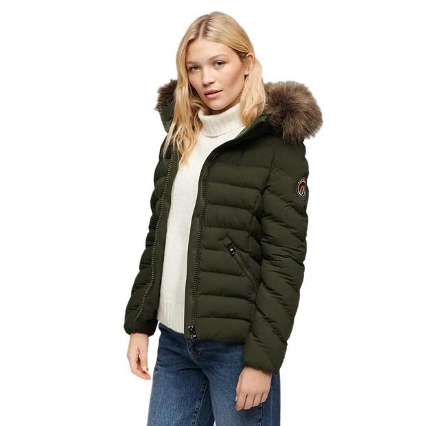

Superdry Fuji Faux Fur Padded куртка L