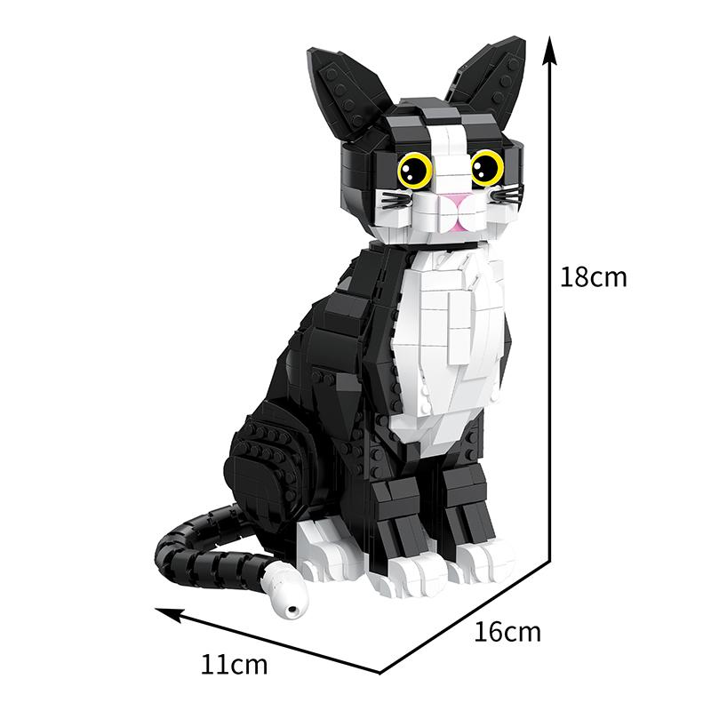 Kawaii Cat Micro Building Blocks 3D