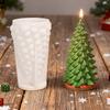 Christmas Tree Aromatherapy Candle Mold DIY Christmas Tree Decoration Ornament Crafting Tools Christmas Tree Candle Gypsum Mold