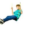 Kids' Indoor/Outdoor Pull-Up Bar with Rope Ladder & Rings for Sensory Training