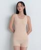 MUSINSA STANDARD DAMEN Nahtloser Body Shaper Tanktop für Damen [Hellbeige]