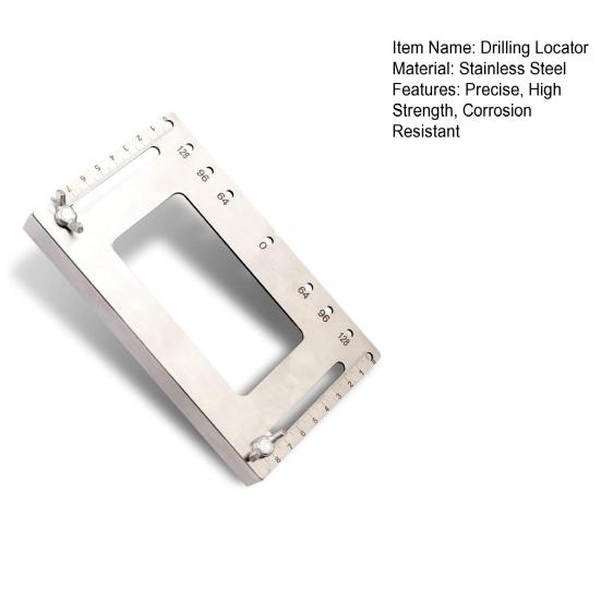 Punch Locator Precise Adjustable Ultra Light Stainless Steel Cupboard Handles Drilling Positioning Tool Woodworking Tools