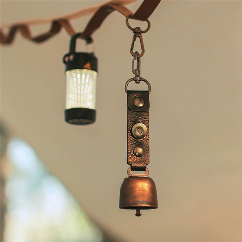 Bear Bell Outdoor Bear Bell Camping Wind Chime Keychain Pet Pendant Bell Reminder Bell Easy To Use