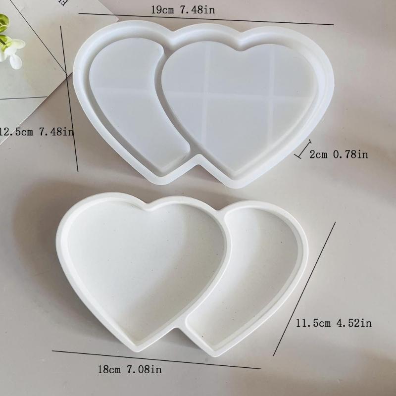 Jewelry Storage Epoxy Mould for Unique Heart Epoxy Resin Mould Perfect for Jewelry Maker Craft Gift