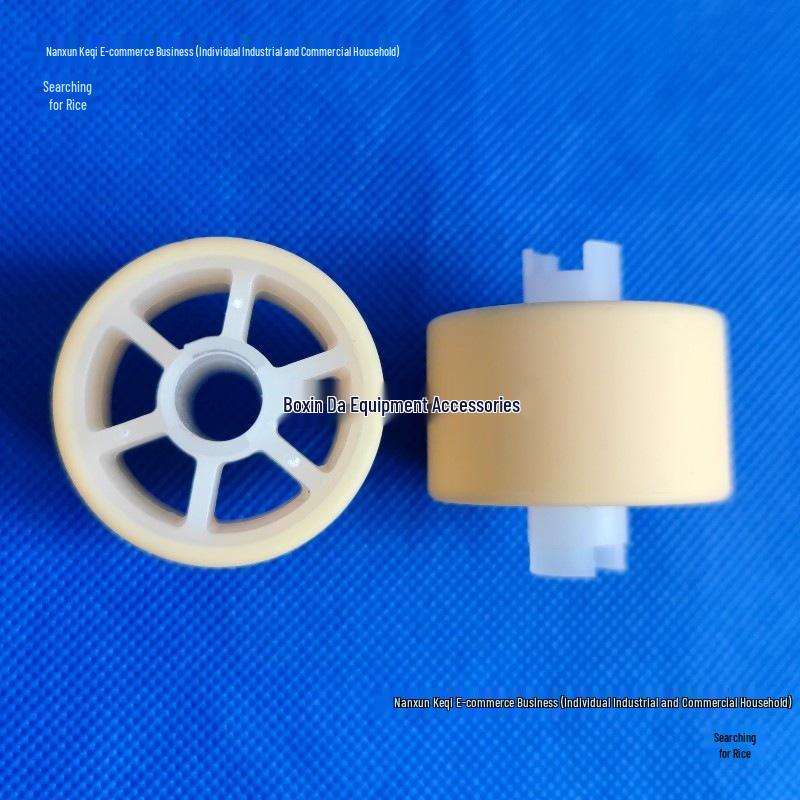 Wide-edge Rubber-coated Wheel Piece: Smooth and Soft Rubber Roller, Acid and Alkali Resistant, Corrosion Resistant (22/30/32/40 Sizes).