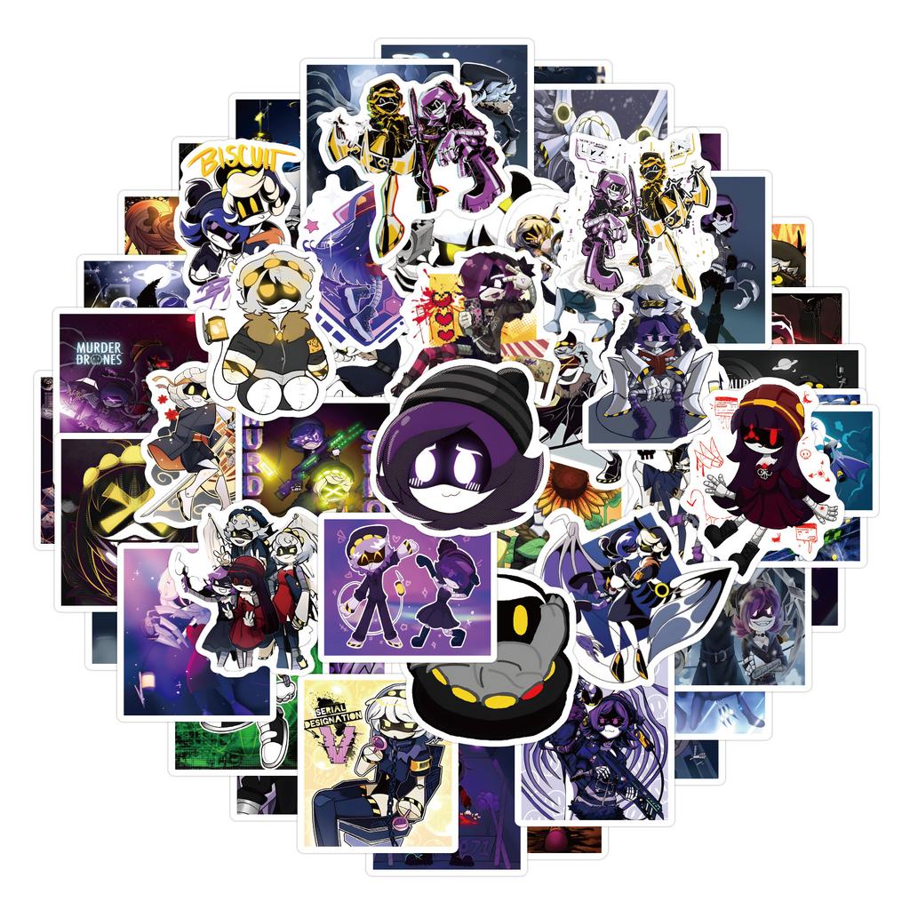 55/110 Murder Drones Graffiti Klistremerker Dekorative Gitar Bærbar PC Koffert Klistremerker