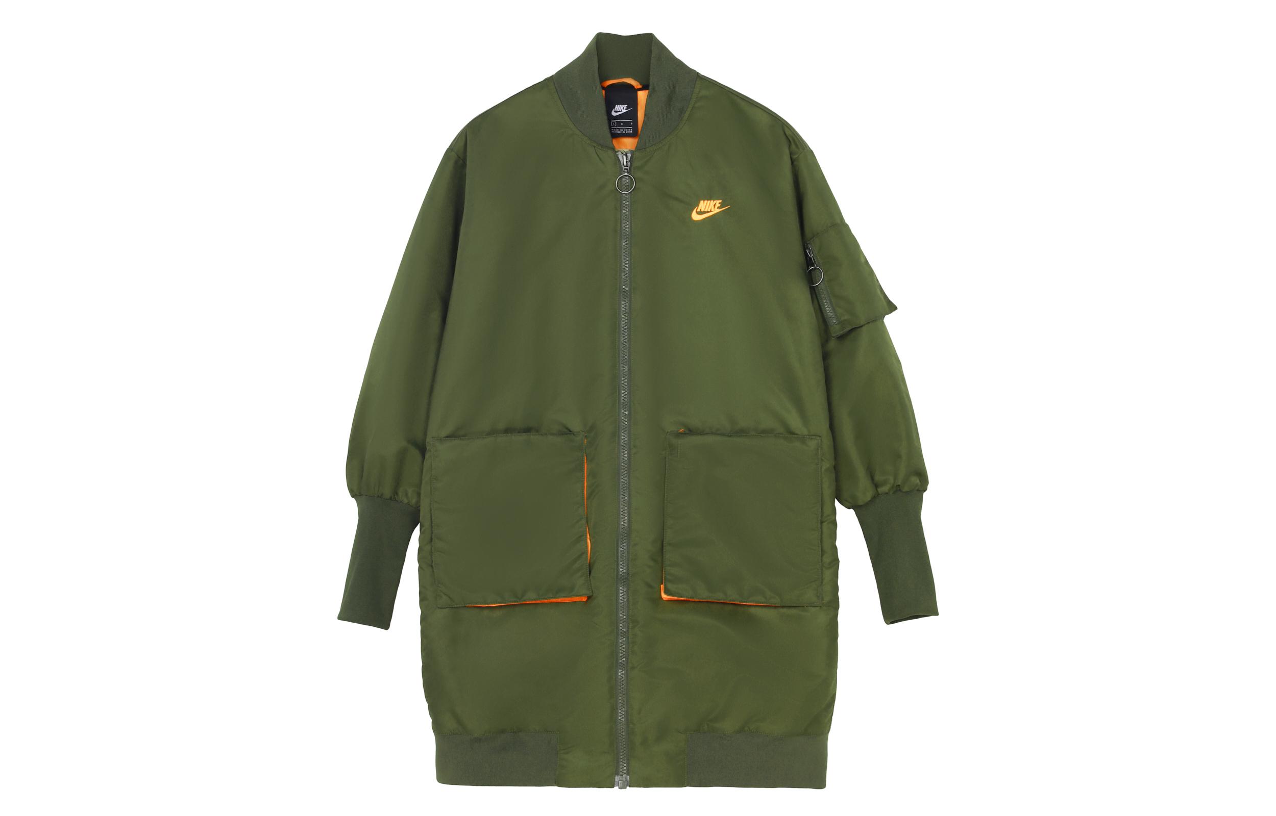 Nike Puffer Jacket Women s Canvas Olive Green CV1630-395 S