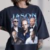 Maglietta Jason Statham, Maglietta Vintage Jason Statham, Maglietta Film d'Azione, T-shirt Grafica Hollywood Retrò Anni '90, Regalo per Lui Abbigliamento Palestra