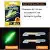 Fluorescent Tackle Clip On Fishing Rod Luminous Fishing Float Lightstick Glow Stick Light Sticks