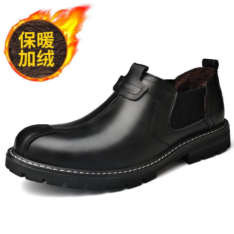 Martin Boots Men's 2025 Autumn and Winter Business Leather Shoes Men's Formal Casual Men's Shoes Korean Version Outdoor British Style Men's Shoes