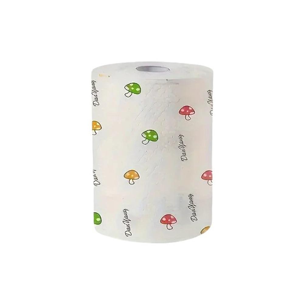 1Roll/400Sheets Non-woven Fabric Disposable Lazy Cleaning Rags Thickened Kitchen Towel Dishwashing