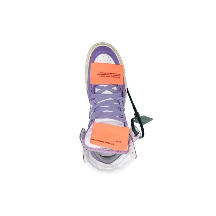 Off-White Off-Court 3.0 High White Purple Women Sneakers OWIA112S23LEA0010137