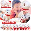 22cm Plush Horse Stuffed Animal Soft Toy with Embroidered Saddle and Ribbon Accessory for Kids and Collectors