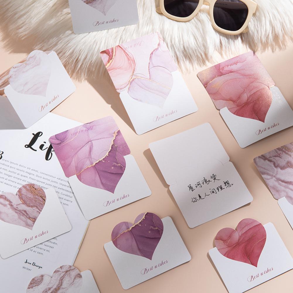 10Pcs Beautiful DIY Decoration Message Card Universal Valentine's Day Love Greeting Card Card Mother's Day