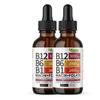 Tasty Raspberry Vitamin B12 Liquid Extract 5000 mcg – Sublingual Drops (60ml / 2 Fl Oz)