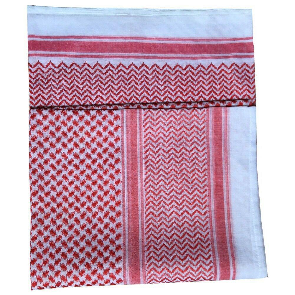 Men Printing Muslim Arab Breathable Polyester Headscarf Arab Men Headwrap M красный