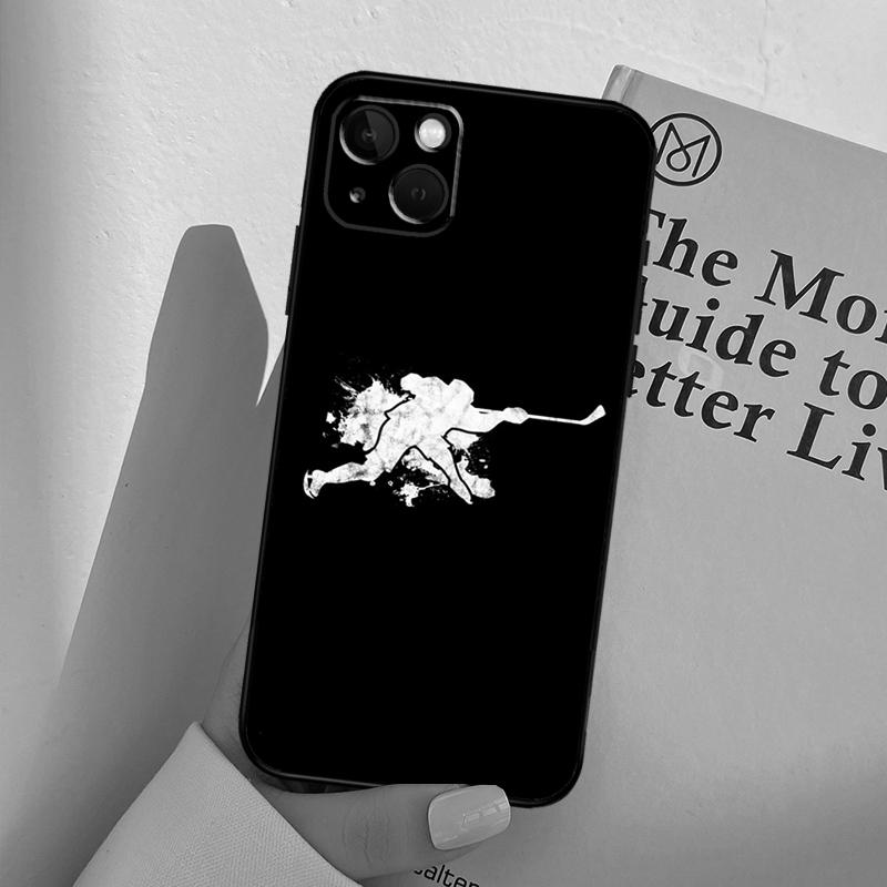 Ice Hockey Rink Sport Phone Case For iPhone 17 16 15 14 13 12 11 Pro Max mini XR 16e 15 16 Plus 17 Air Full Cover