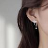 2024 Light Luxury Bow Ear Studs: 925 Sterling Silver, Niche Earrings for Women