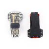2Pin Wire Connector Car Audio Universal T/H Type Conductor Quick Splice Crimp Terminal Block for 18-22AWG Stranded Solid Wire