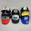 Breathable Cartoon Letter Fashion Men'S And Women'S Baseball Cap Cotton Hip Hop Skateboard Hollow Casual Sun Hat