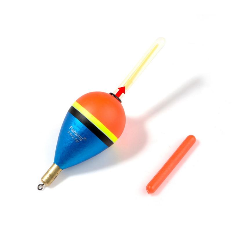 Fishing Float Night Long Vertical Bobber Sea Freshwater Eye Catching Buoy Weight 6.0g Vertical Buoy for Fishing Tackle