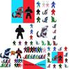 Godzilla Exterminador Pioneiro Rei Kong Colorido Brinquedo de Descompressão Para Alívio de Estresse