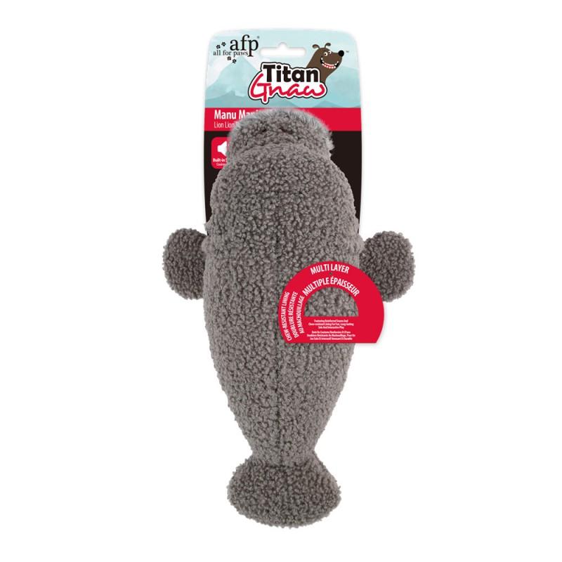 Plush Squeaky Dog Toy Mental Stimulation Dental Care - Assorted Animal Shapes