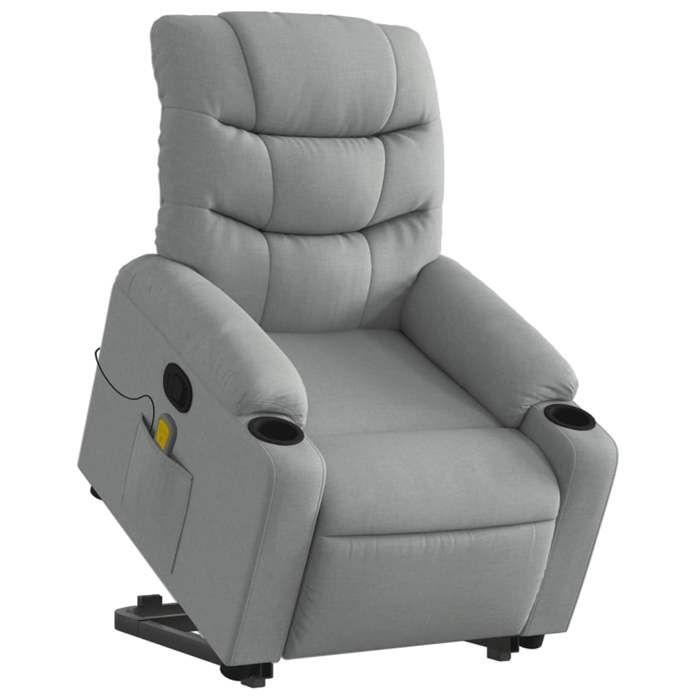 VidaXL Reclining Massage Armchair, Relaxation Chair with Adjustable Backrest and Footrest, Salon Seat Room of 3206654